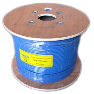 Rola 305 ml cablu U/UTP CAT6 A, 500MHz Fluke pass- blue LSNH, AWG23 cupru nextraCOM - XTUTP6A-LSZH