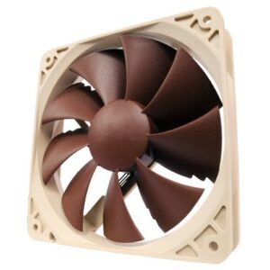 Ventilator carcasa NF-P12 PWM, 1300 RPM, 120 mm, Maro-bej