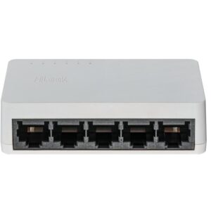 Switch Hikvision HiLook NS-0105D 5 Porturi Fast Ethernet, Desktop, Plug & Play
