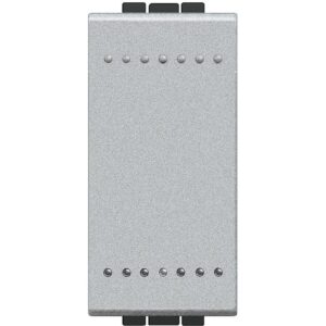 Intrerupator simplu 1 modul Living Light Bticino NT4001N, argintiu