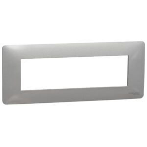Rama Unica Studio 7 module Schneider Noua Unica NU210730, aluminiu