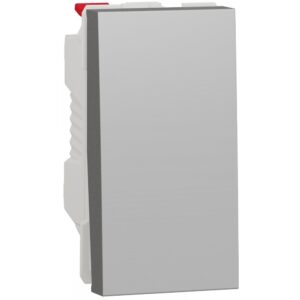 Intrerupator simplu 10A 1 modul Schneider Noua Unica NU310130, aluminiu