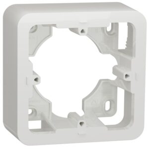 Doza montaj PT 1 post Schneider Noua Unica Pro NU840218, alb