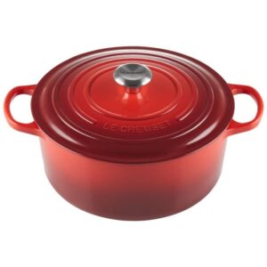 Oala Cu Capac Signature Roaster Round 24Cm Cherry Red