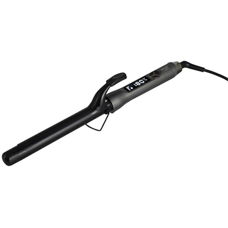 Ondulator de Par cu Afisaj LCD 25mm Oprire Automata Negru