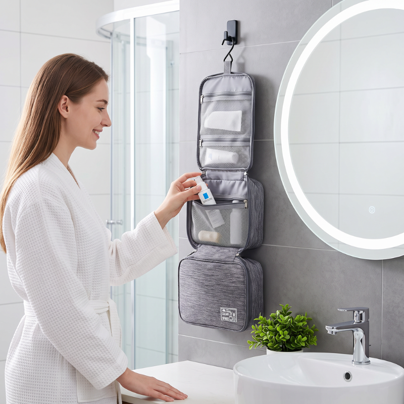 Organizator de cosmetice pentru calatorie