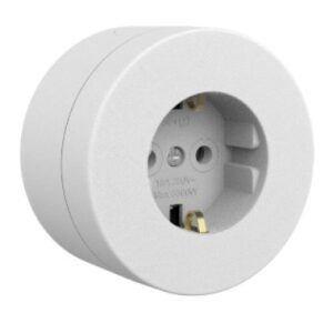 Priza Schuko PT xOne Ovivo OV00856, 16A, 250V, IP54, alb