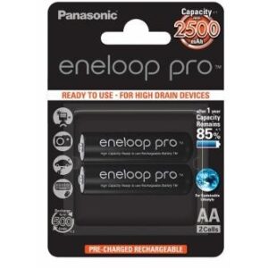 Panasonic Eneloop Pro R6/AA 2500mAh, 2 Pcs, Blister