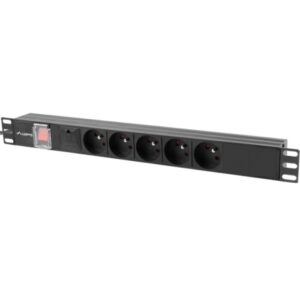 Unitate alimentare PDU 19", 5 prize ng LANBERG PDU-05E-0200-IEC-BK