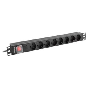 Unitate alimentare PDU 19", 8 prize ng LANBERG PDU-08F-0200-BK