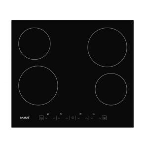 Plita Vitroceramica PSVE-64BG3 60cm 4 Arzatoare Negru