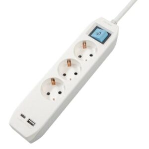 PRELUNGITOR SPACER SCHUKO x3 16A 1.8m GR PP-3-18-TC-USB