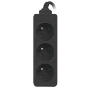 Prelungitor Lanberg 3 prize negru PS0-03E-0300-BK