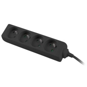 Prelungitor Lanberg 1.5m, 4 prize ng PS0-04E-0150-BK