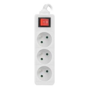 Prelungitor Lanberg 1.5m, 3 prize alb PS1-03E-0150-W