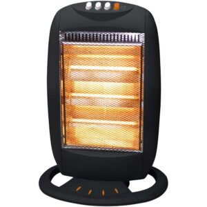 Radiator cu halogen AR454B 1200W 3 setari de caldura negru