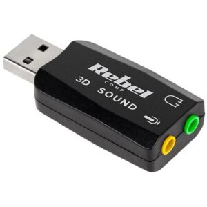 Placa de sunet KOM0638 5.1 USB Negru