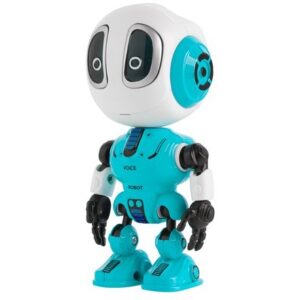 Jucarie Robot Voice ZAB0117B Microfon Incorporat Repetare Cuvinte/Sunete Albastru