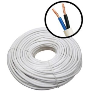 Rola 100m cablu electric litat (multifilar) de cupru MYYM / H05VV-F 2x0.5