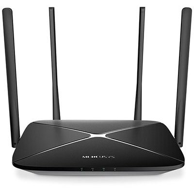 Router Wireless Dual Band Ac1200 4 Antene Mercusys Negru