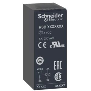 Releu de interfata, Zelio Rsb, 2 C/O, 24VC.C., 8 A Schneider RSB2A080BD