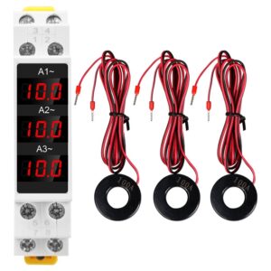 Ampermetru Sinotimer, trifazic masoara curentul 3P, SDM010A