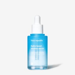 Ser facial hidratant si revitalizant cu 11 tipuri de acid hialuronic Face Republic, Hydro Boost Solution, 45 ml