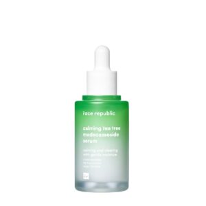 Ser pentru calmarea iritatiilor si controlul sebumului Face Republic, Calming Tea Tree Madecassoside, 45 ml
