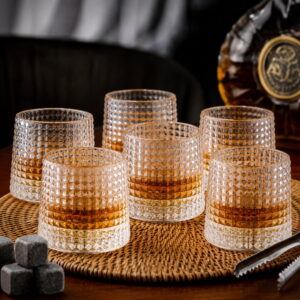Set 6 Pahare whiskey Deluxe Rotating Diamond