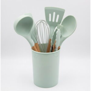Set 9 Ustensile Silicon Verde