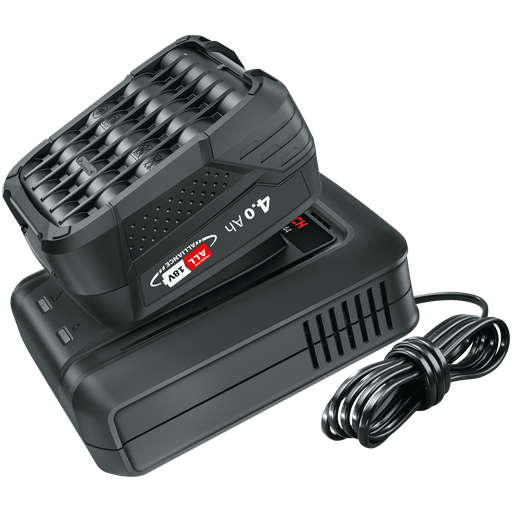 Set Acumulator Incepatori 1600A031T6 18V (1 x 4.0 Ah + AL 18V-44) Negru