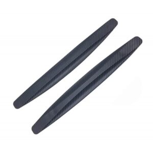 Set Banda Protectie Techstar®, Design Pentru Usa, Prag, Bara, Model Auto Universal din Cauciuc cu aspect de Fibra de Carbon, 40cm, Negru