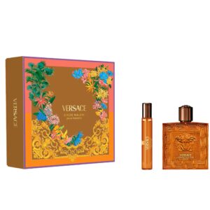 Set cadou Versace Eros Najim, Barbati, Apa de Parfum 100 ml + 10 ml