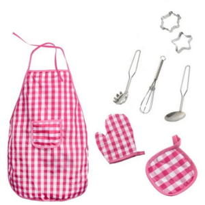 Set Chef Copii Sort si Ustensile pentru Gatit 8 Piese Varsta +3 Ani