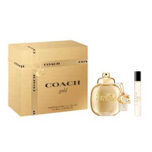 Set Coach Gold, Apa de Parfum, Femei, 100 ml +10 ml