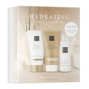 Set Rituals Luxury Haircare Hydrating Sampon 70ml, Balsam 70ml, Sampon uscat racoritor 50ml