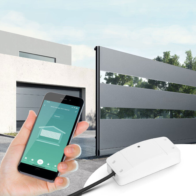 Set Senzor De Deschidere Garaj Smart Wi-Fi - 230V IP20 Alb
