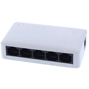 Switch IMOU SG105C cu 5 porturi Gigabit, Plug and Play, Indicator LED, Protectie la supratensiune