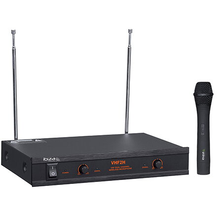 Sistem 1 Microfon Fara Fir 1 Receptor Negru