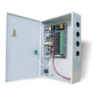 Sursa de alimentare in comutatie B-High ANDGOOD SIWD1208-09CB, cutie metalica cu cheie, BACKUP, 8A, 126W, 12-14 V DC, 9 canale