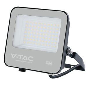 Reflector LED 50W 135LM/W 6500K IP65 cablu 1M cip CREE - NEGRU/GRI V-TAC SKU-232176