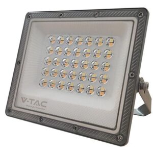 Reflector LED SMD 30W 3IN1 IP65 cablu - gri V-TAC SKU-23613