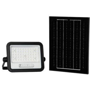 Reflector cu incarcare solara 100W 1200LM 7IN1 - negru V-TAC SKU-24083