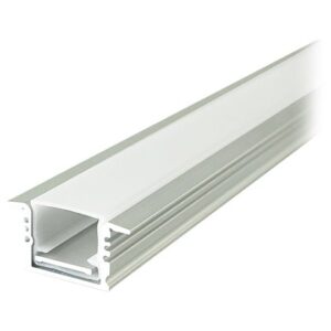 Profil aluminiu pentru banda LED 2M 17MM x 14MM - argintiu V-TAC SKU-24105