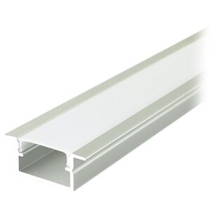 Profil aluminiu pentru banda LED 2M 17MM x 10MM - argintiu V-TAC SKU-24106