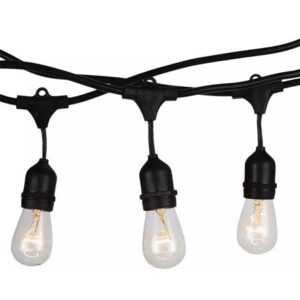Sir iluminat festiv cu soclu E27 15M IP65 V-TAC SKU-3673