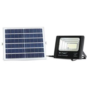 Reflector LED 16W 6000K cu incarcare solara V-TAC SKU-94008