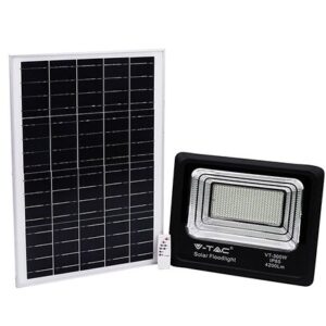 Reflector LED 50W 6000K cu incarcare solara V-TAC SKU-94027