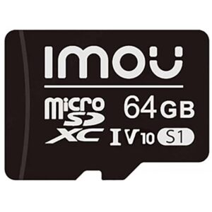 Card de memorie Imou ST2-64-S1, MicroSD 64GB, clasa 10, citire 95 MB/s, scriere 38 MB/s