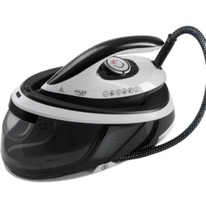 Statie de Calcat cu Abur AD 5048 Rezervor Apa 1.5L Presiune 8Bar Talpa Ceramica Mod ECO Putere Max 3100W Alb/Negru